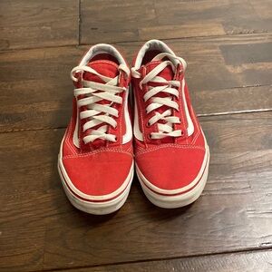 Vans Old Skool shoes red